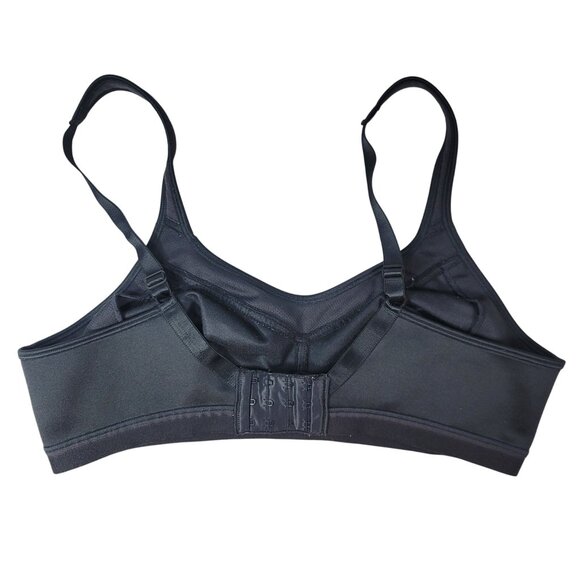 Playtex 18 Hour Wirefree Active Bra Black 40B Adjustable Straps Full Coverage - Picture 4 of 10